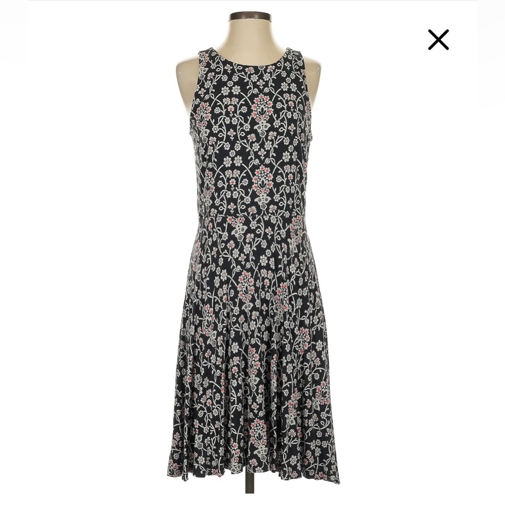 Ann Taylor LOFT Black and White Summer Dress